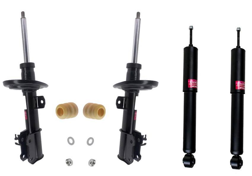 SAAB Suspension Strut and Shock Absorber Assembly Kit - Front and Rear (Excel-G) 93190585 - KYB 3023174KIT